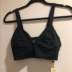 Vitamin A black bikini strappy top